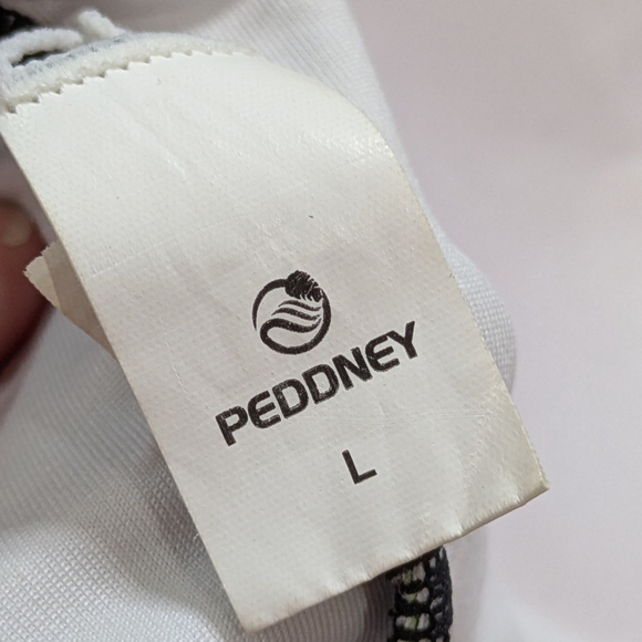 Peddney Black Colorful Flower Bird Butterfly Halter Tie Bikini Top L - Picture 7 of 9